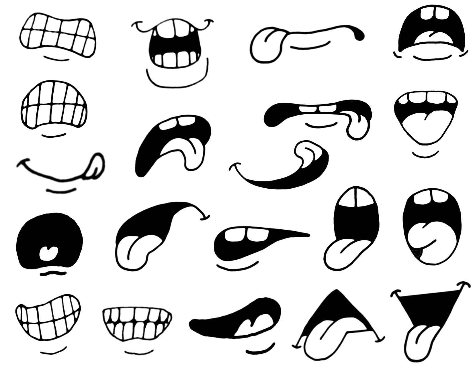 Intermediate mouths slightly more difficult copy